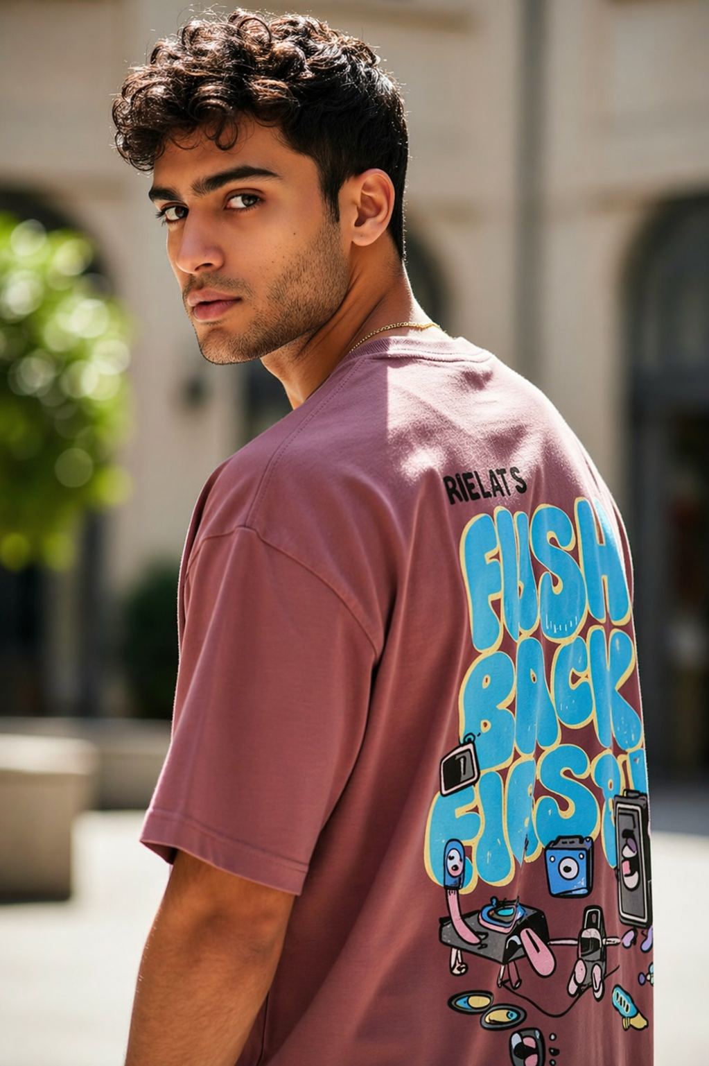 Aestra Fresh Back Fiesta Oversized T-Shirt