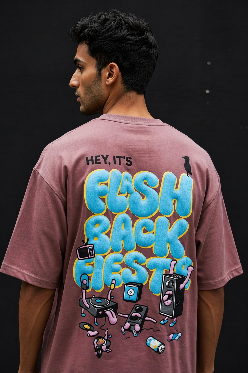 Aestra Fresh Back Fiesta Oversized T-Shirt