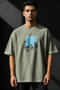 Aestra Fresh Back Music Oversized T-Shirt