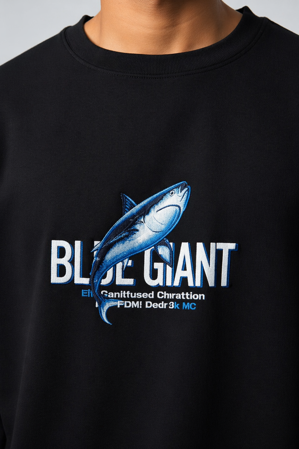 Aestra Blue Giant Oversized T-Shirt