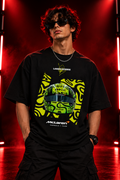 AESTRA Lando Norris Racing Oversized T-Shirt | Motorsport Graphic Tee | Black Streetwear